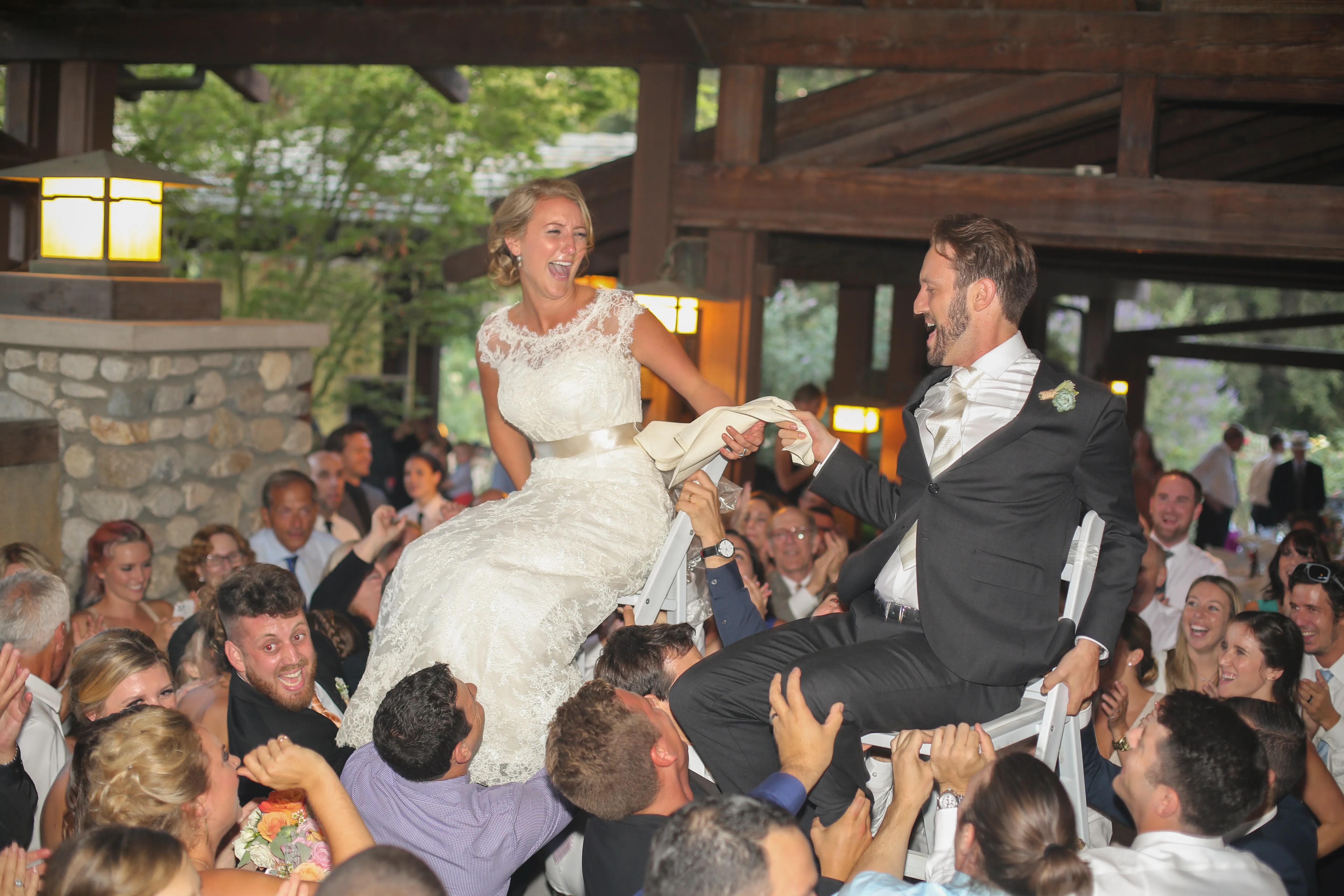 Hora Chair Dance at Reception