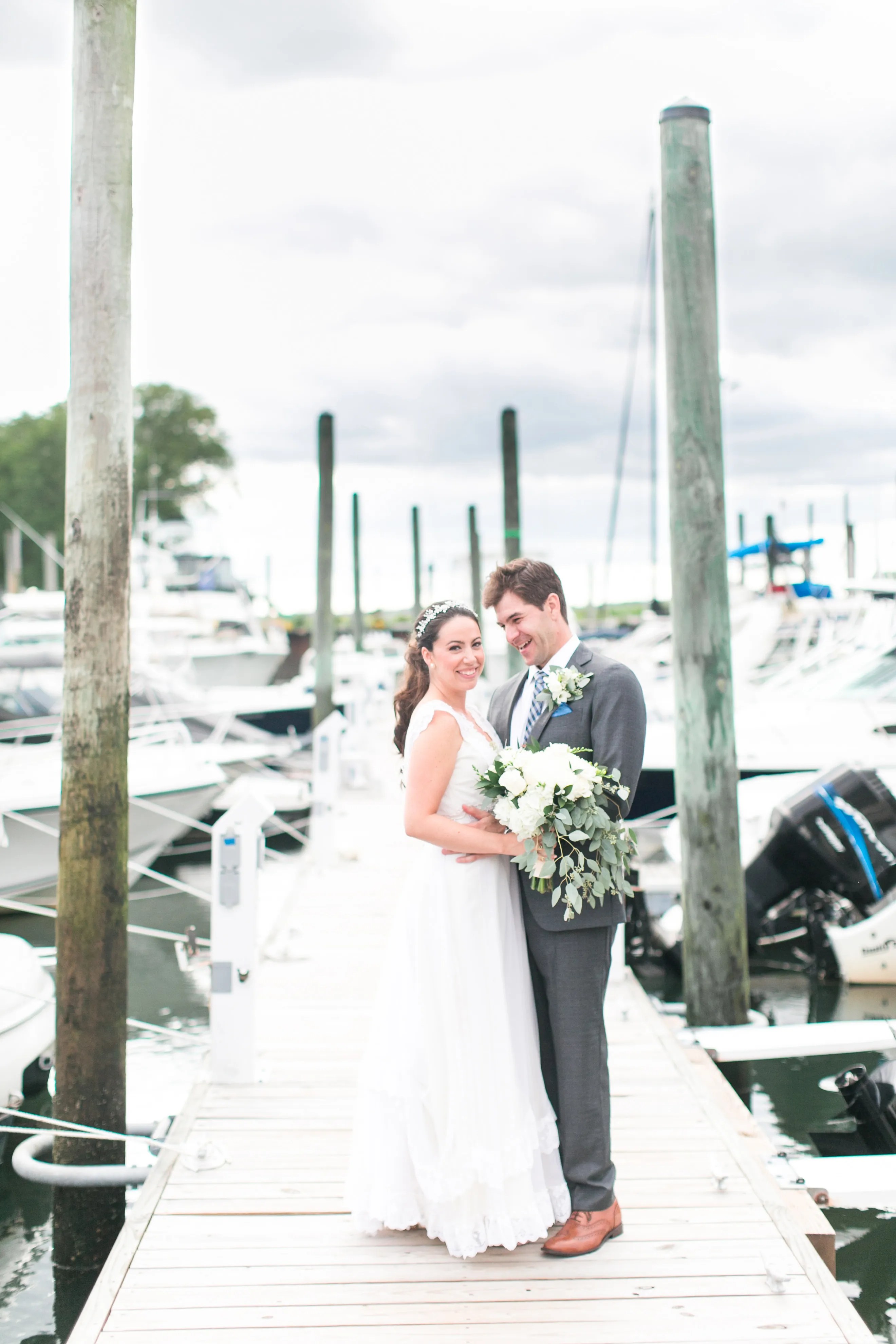 A Nautical Garden Wedding at Three Village Inn in Stony Brook, New York