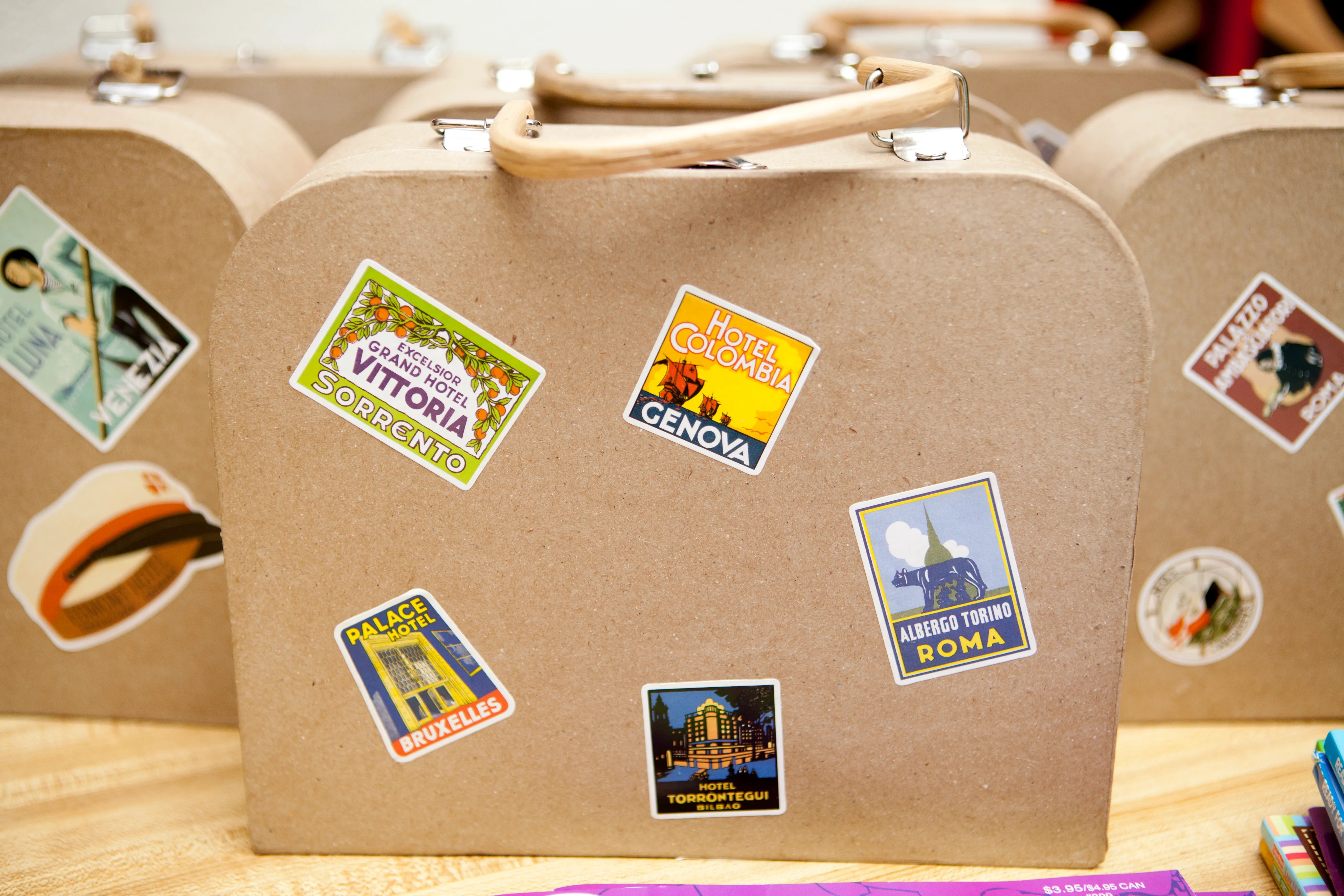 DIY Suitcase Travel Themed Children's Box