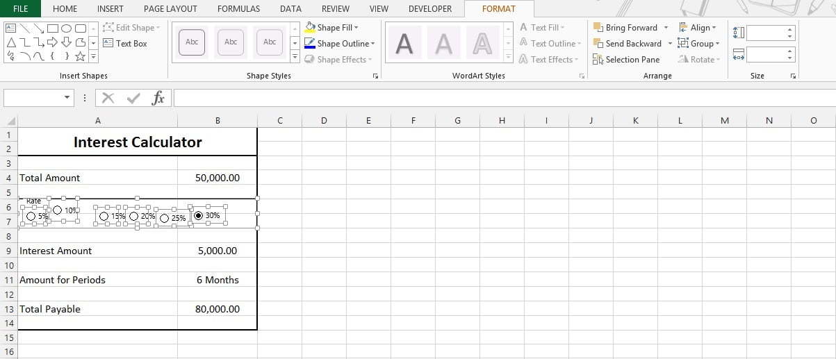 Group Box And Option Button Excel Form Controls Apisylux