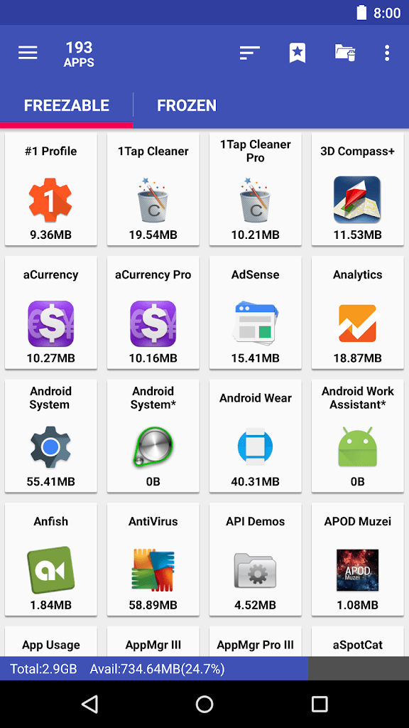 Download AppMgr Pro III (App 2 SD) 4.77 APK for android