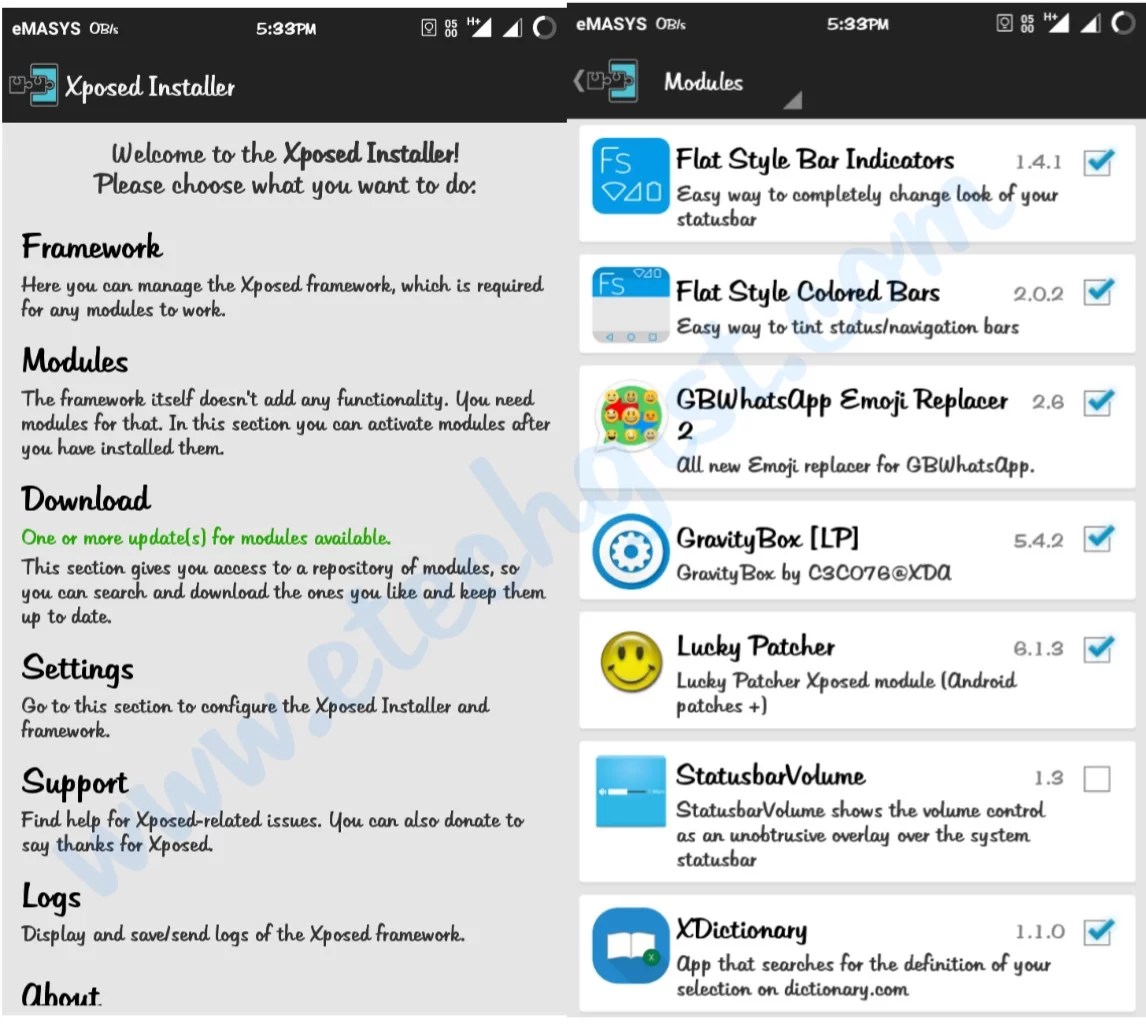 Xposed installer Framework on Android Lollipop Devices APK Beasts