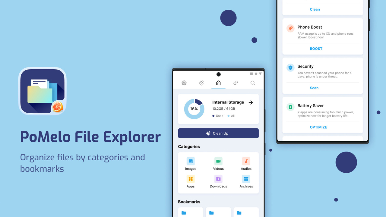 PoMelo File Explorer MOD APK 1.7.9 (Premium Unlocked) for Android