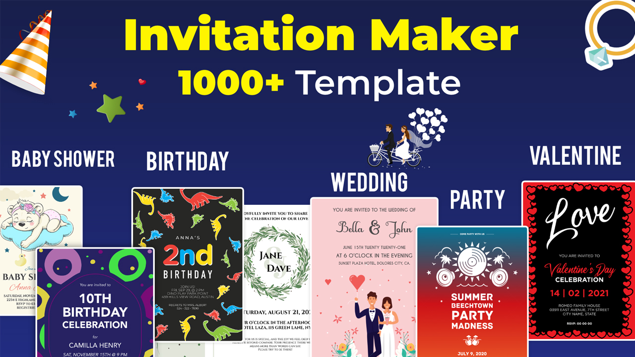 Invitation Maker MOD APK 19.4 (Premium Unlocked) for Android
