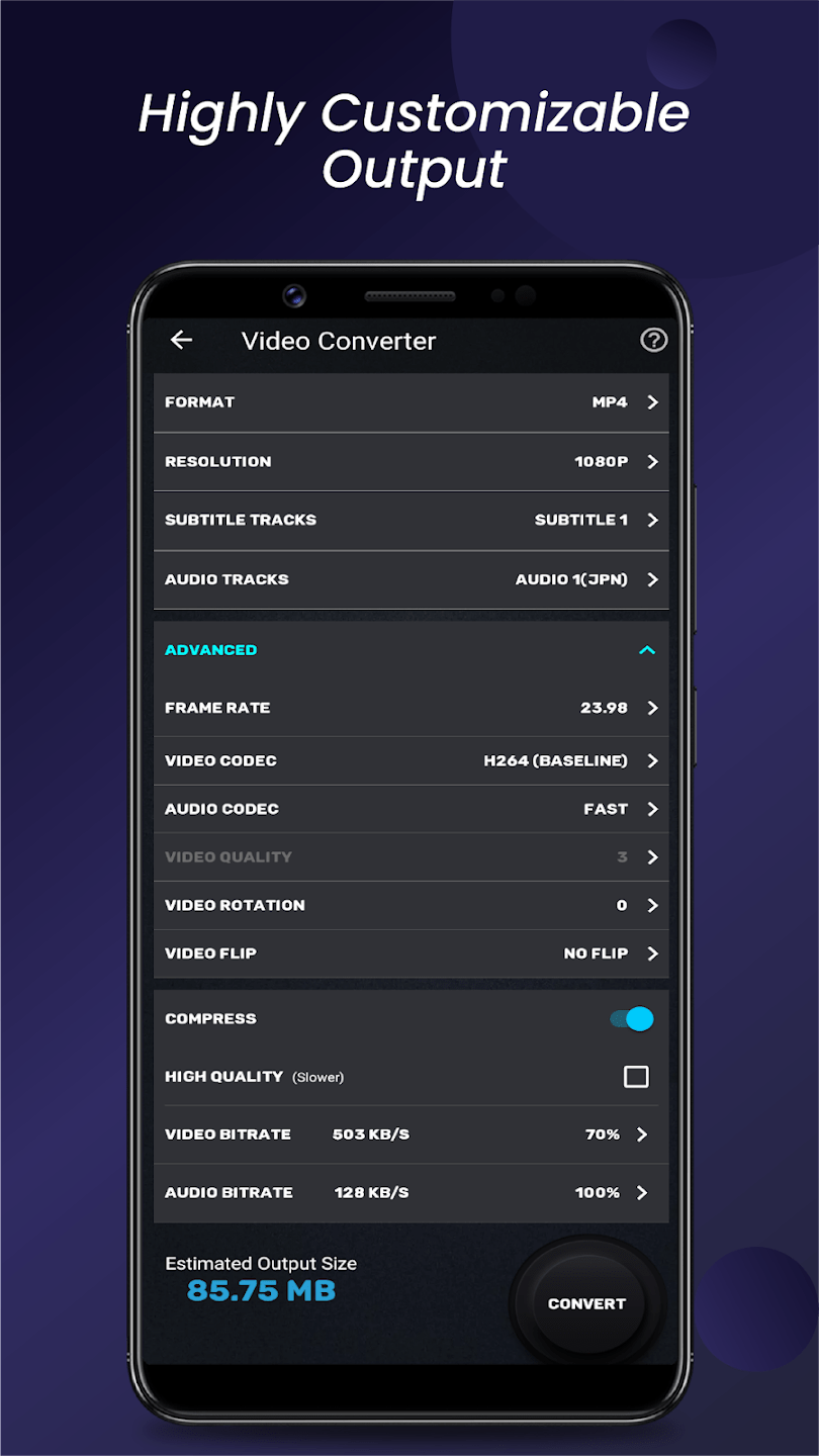 Video Converter, Compressor MOD APK 6.0.0 (Premium Unlocked) for Android
