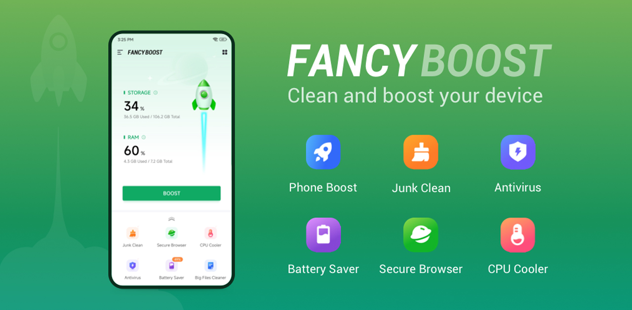 Fancy Booster MOD APK 4.6.3 (VIP Unlocked) for Android