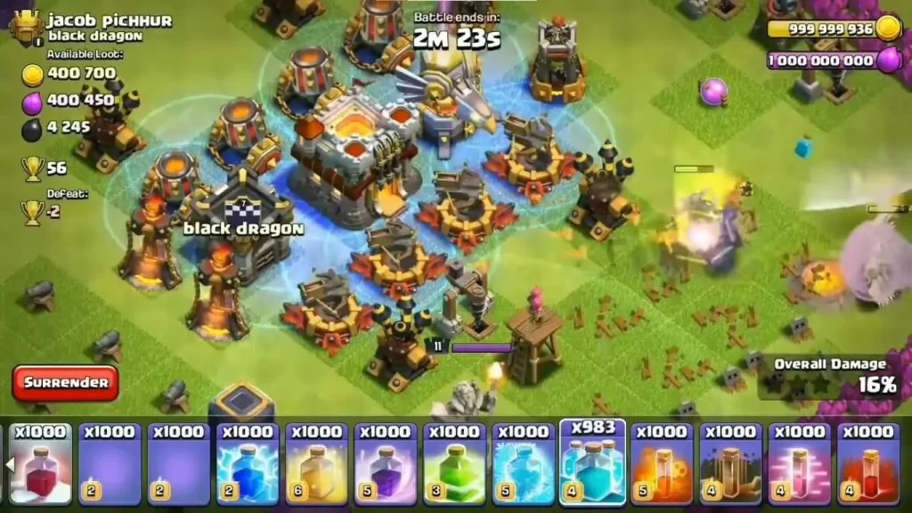 Clash of Clans MOD APK 16.0.8 (Unlimited Money)