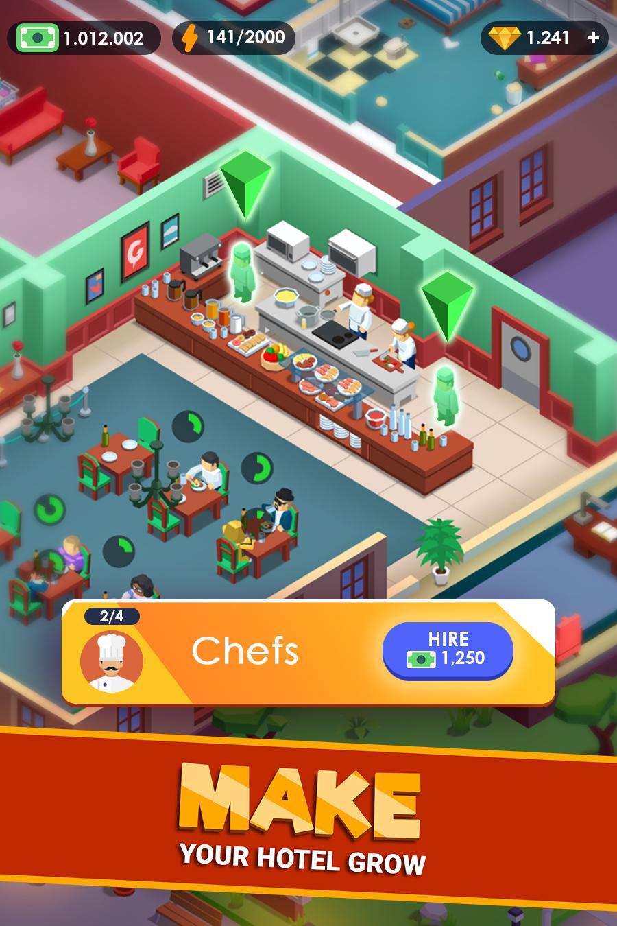 Hotel Empire Tycoon v1.9.93 Apk Mod (Dinheiro Infinito