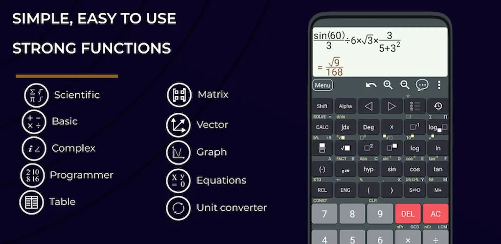 HiEdu Calculator He580 Pro APK (Patched/Full Unlocked) v1.3.7