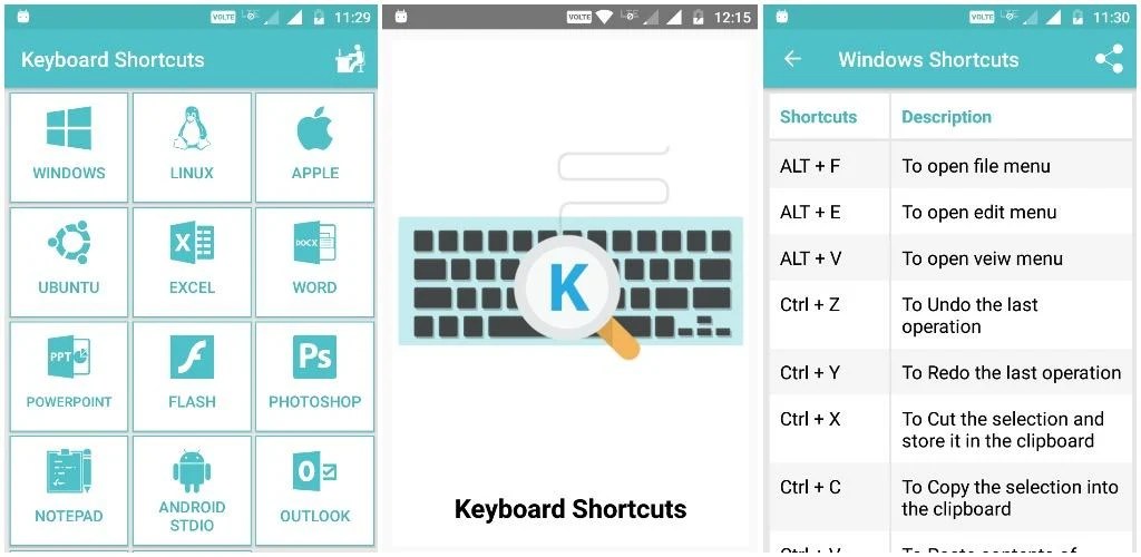 Keyboard Shortcuts MOD APK (Pro Unlocked) v1.3