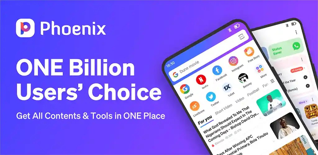 Phoenix Browser MOD APK (Premium Unlocked) v15.4.1.4955