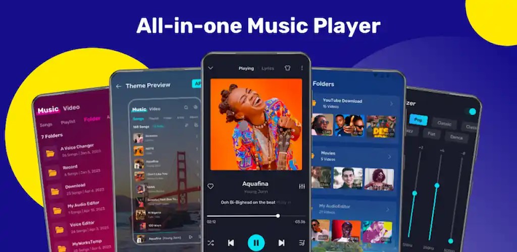 Music Player Lite MP3 Player MOD APK (Pro Unlocked) v1.01.13.0811.1
