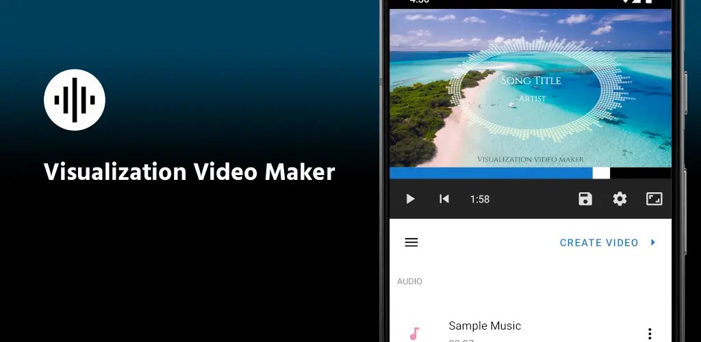 Visualization Video Maker MOD APK (Premium Unlocked) v2.2.0
