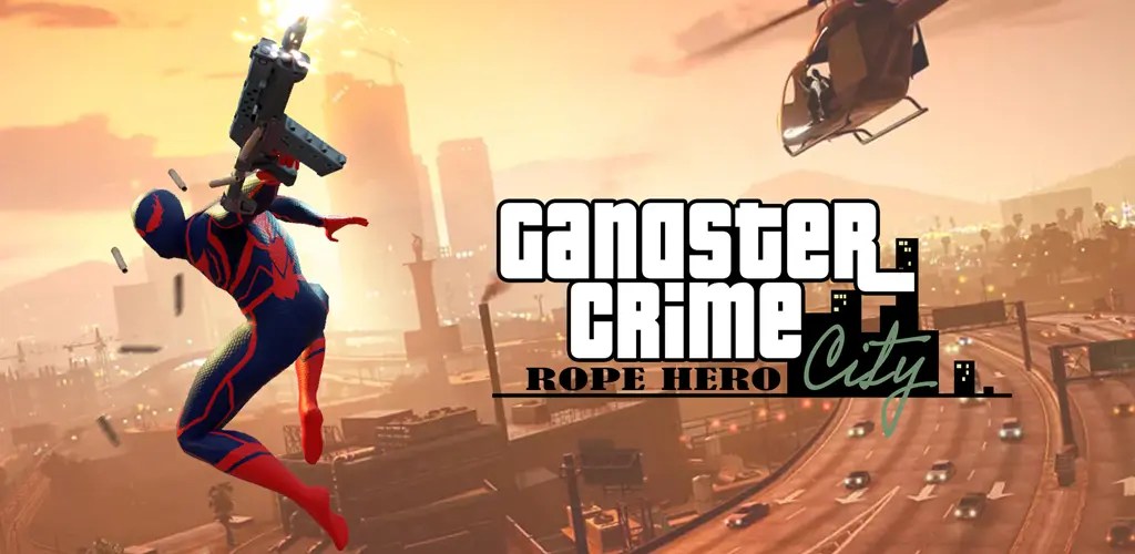 Gangster Crime Rope Hero City MOD APK (Unlimited Money) v1.8