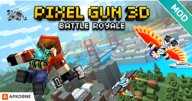🥇 Pixel Gun 3D MOD APK v16.7.1 (Balas Ilimitadas) ApkModFull