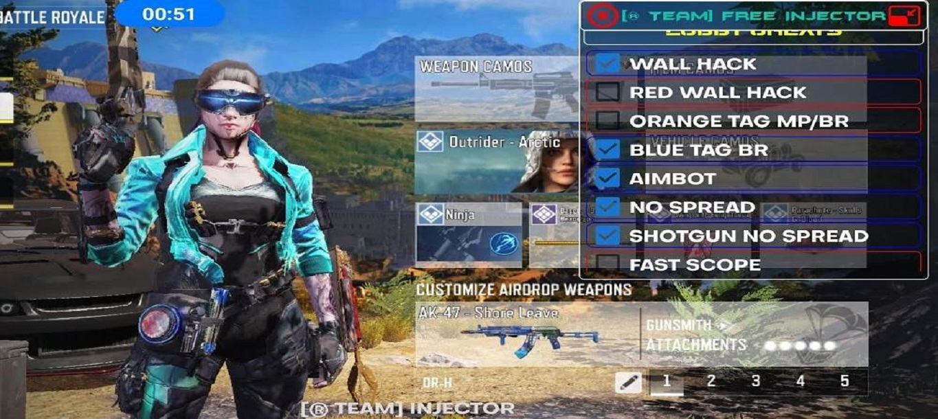 CODM Injector Apk دانلود برای اندروید [منو مود] APKOLL