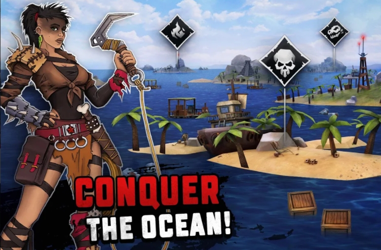 Raft Survival Ocean Nomad Mod Apk v1.195 {Unlimited Coins} 2021
