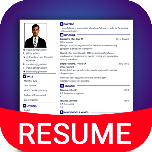 Download Resume Builder Mod APK latest v1.01.12.0221 for Android