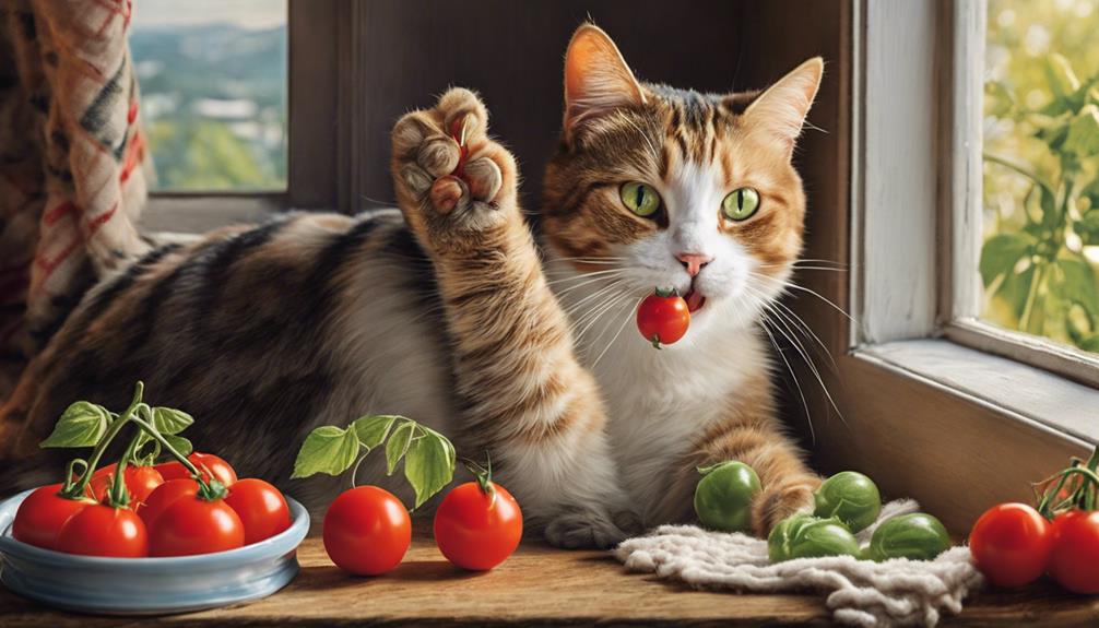 Easy Ways to Have Cats Enjoy Tomatoes A Place for Animals