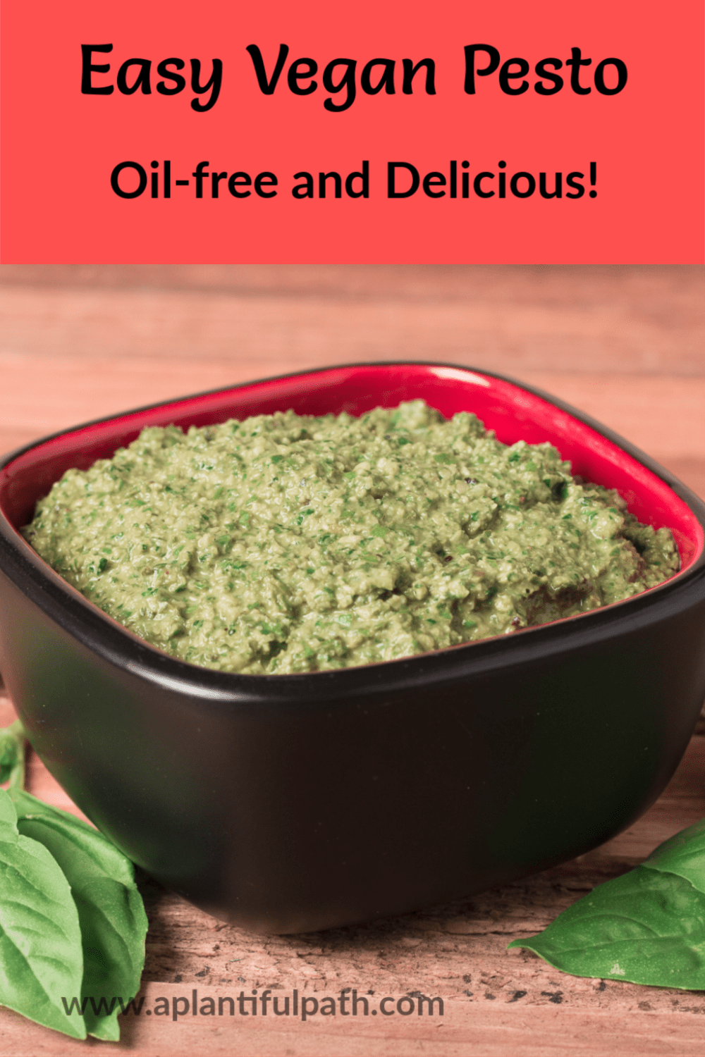 Easy Vegan Pesto Oil Free and Delicious! A Plantiful Path