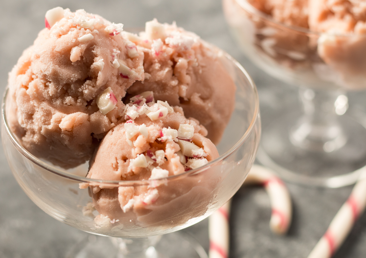 Vegan Peppermint Ice Cream with Candy Canes A Plantiful Path