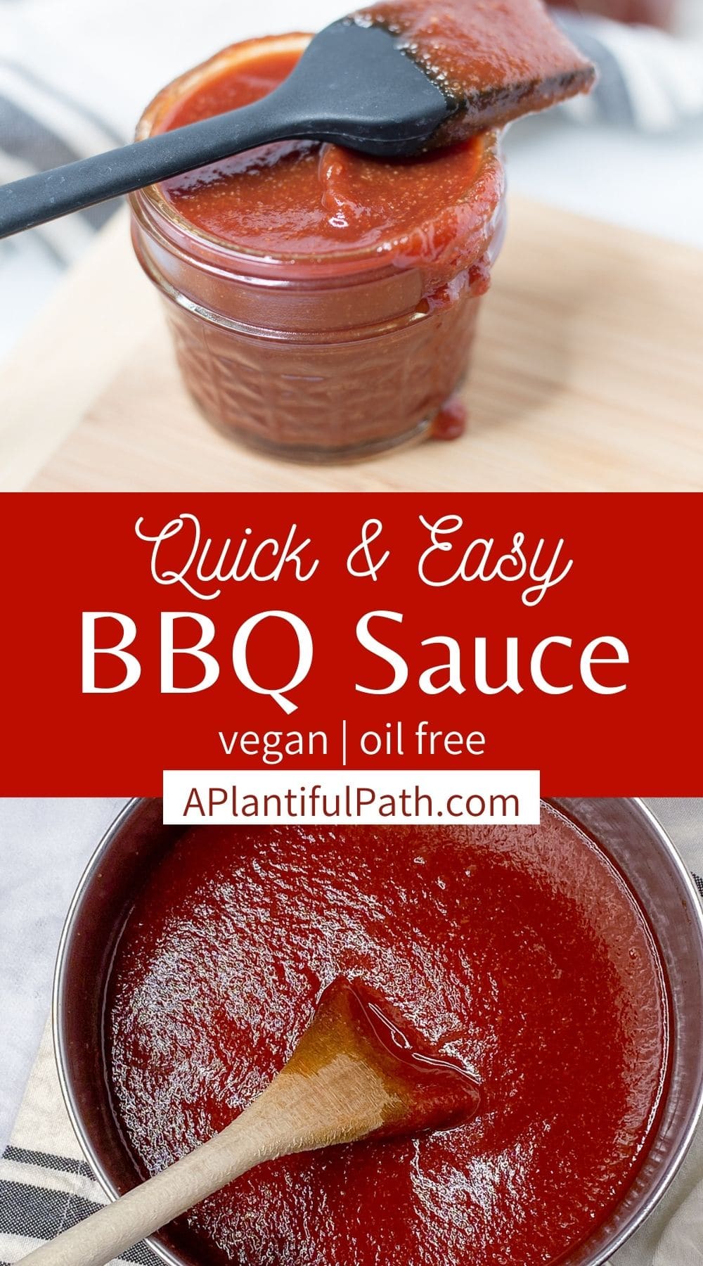 Vegan BBQ Sauce Quick & Easy! A Plantiful Path