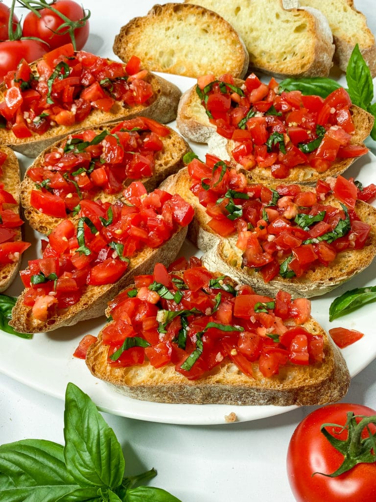 Tomato Bruschetta without Oil A Plantiful Path
