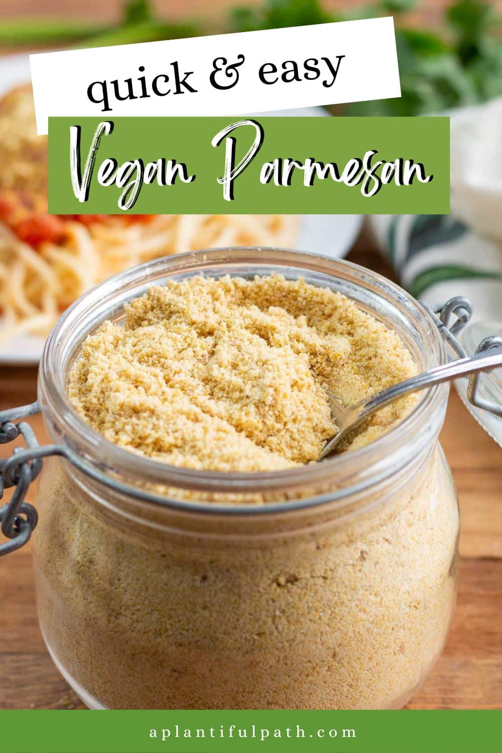 Vegan Parmesan Cheese A Plantiful Path
