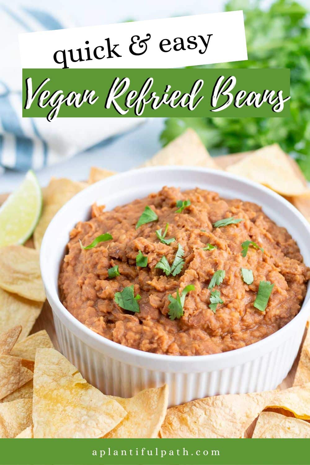 Easy Vegan Refried Beans (Oil Free) A Plantiful Path