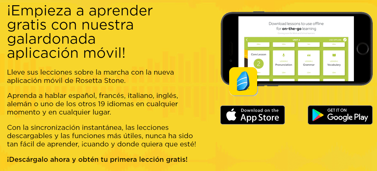 Rosetta Stone Aprende Idiomas Anális & Opiniones 【2020】