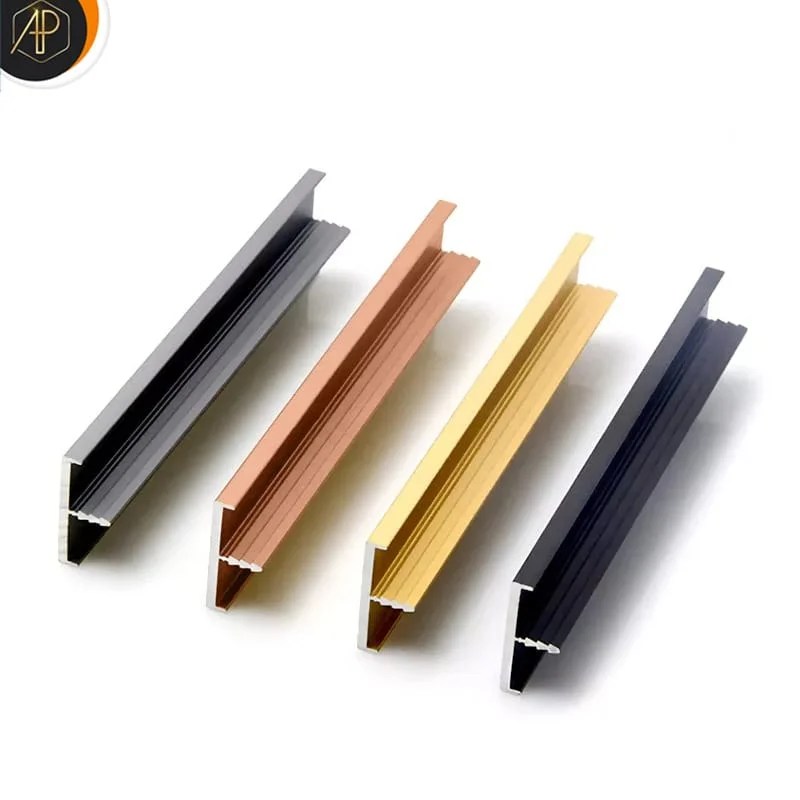 Aluminium Edge Trim T shape Aluminum strip trimes Profile Edge