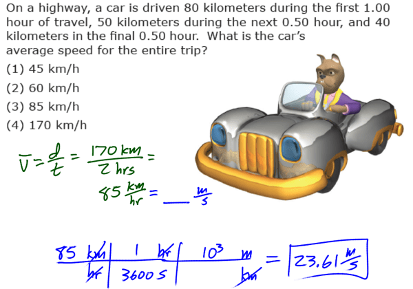 Speed vs. Velocity - Regents Physics