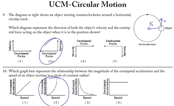 ((TOP)) Physics 12 Circular Motion Worksheet 1 Answers