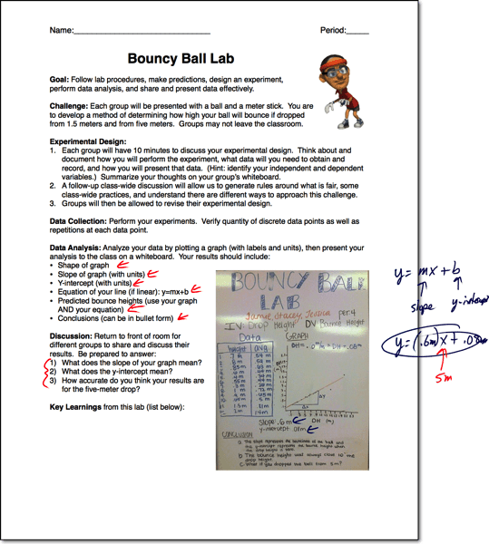 Bouncy Ball Lab Regents Physics