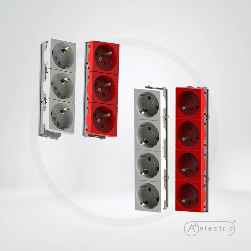 Modular System Electrical Sockets A Plus Plastic & Electric