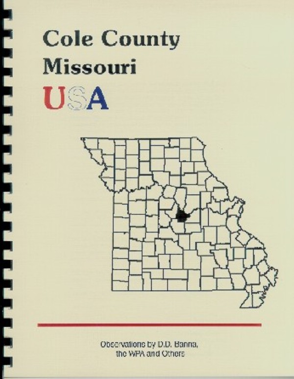 Cole County Missouri Two Books!!!