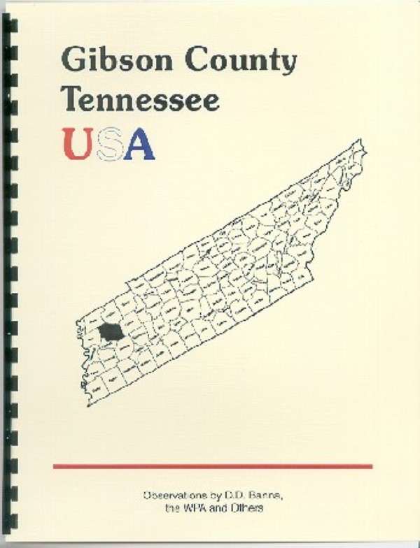 The History of Gibson County Tennessee