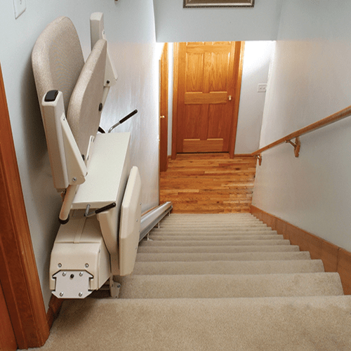 sl600folded A+ Stairlifts