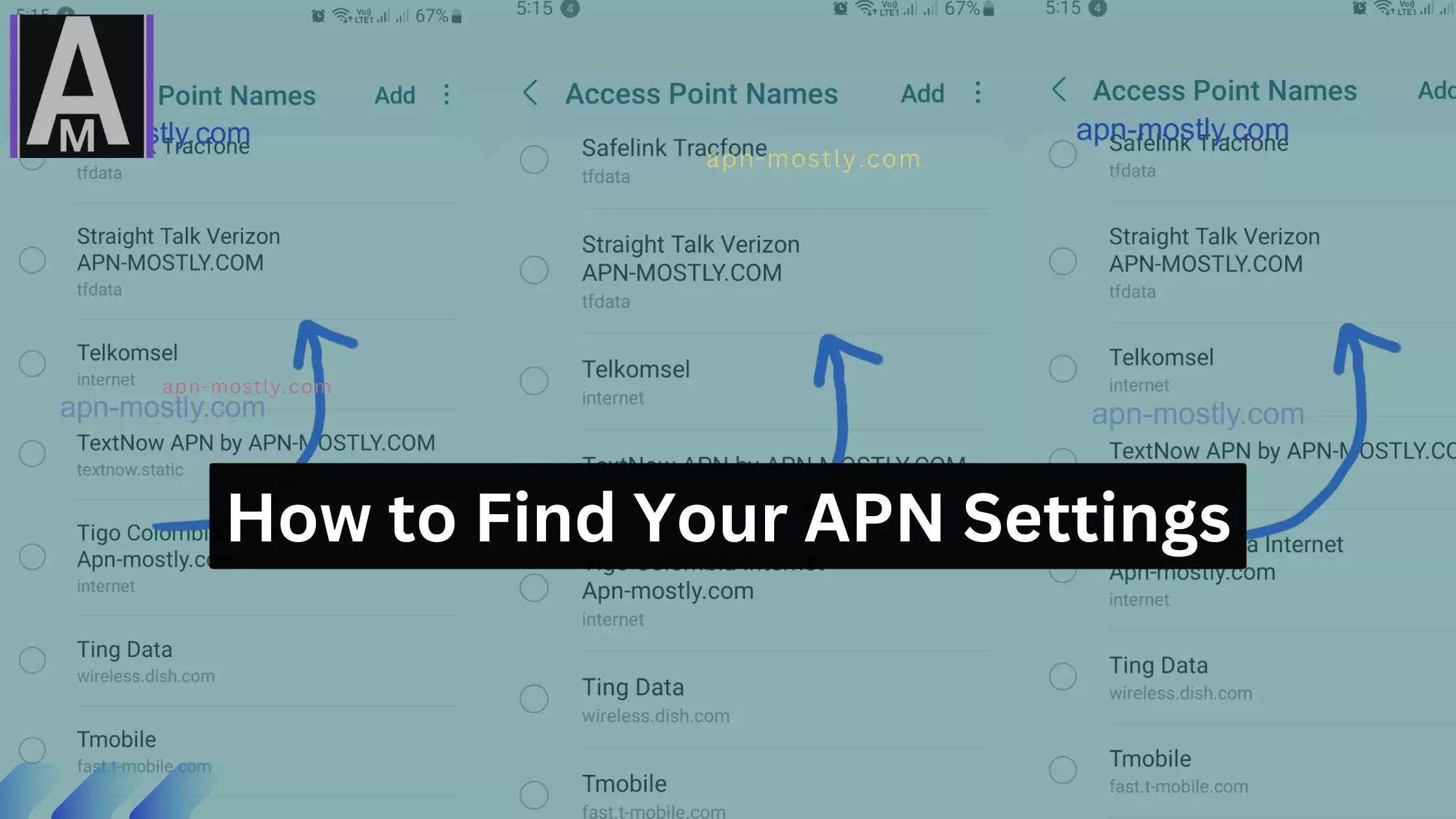 How to Find Your APN Settings (easiest way) Guide APN Mostly