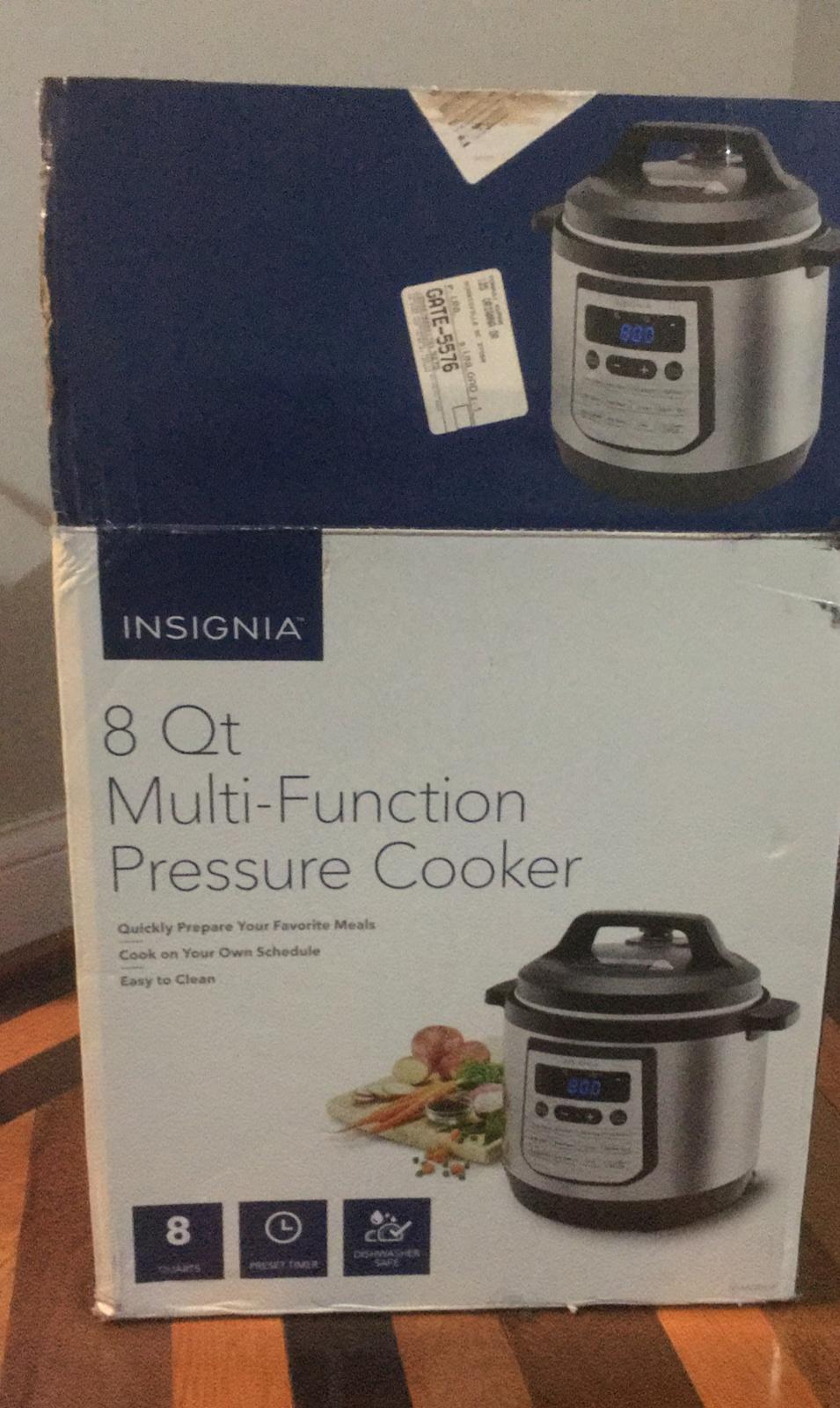 Insignia 8 QT multiFunction Pressure Cooker Triangle Indian Community