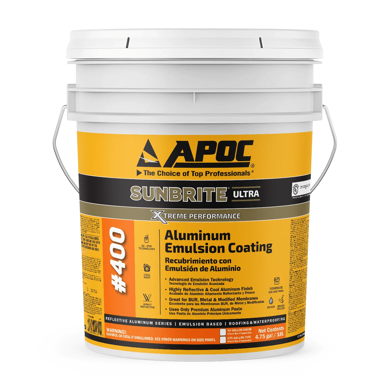 APOC®400 Sunbrite® Ultra Aluminum Emulsion Coating