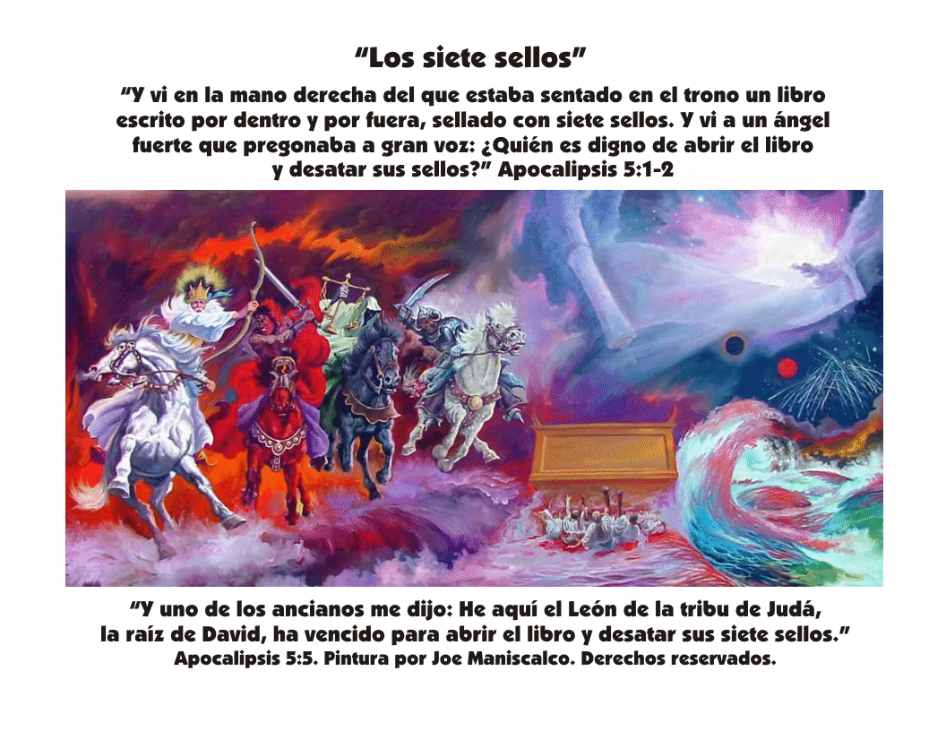 Los siete sellos de Apocalipsis. Comentario ilustrado. 116 páginas.