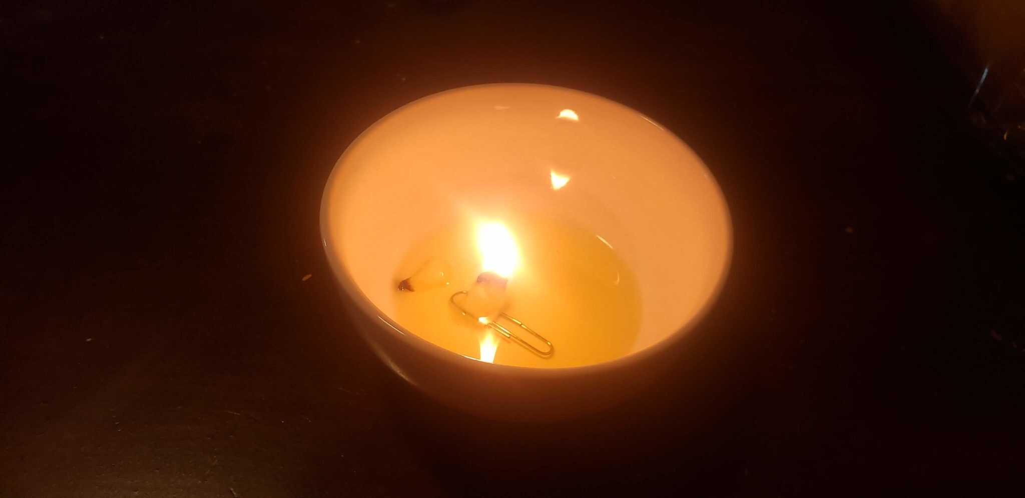 How to Make an Olive Oil Candle Apocalyptic Prepping