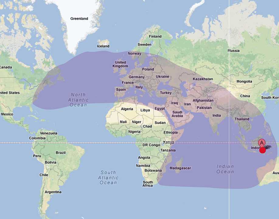 Extreme Volcanic Eruptions Apogeo Spatial