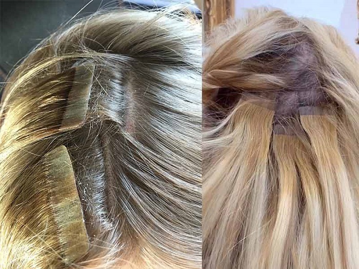 Tape Hair Extensions Damage