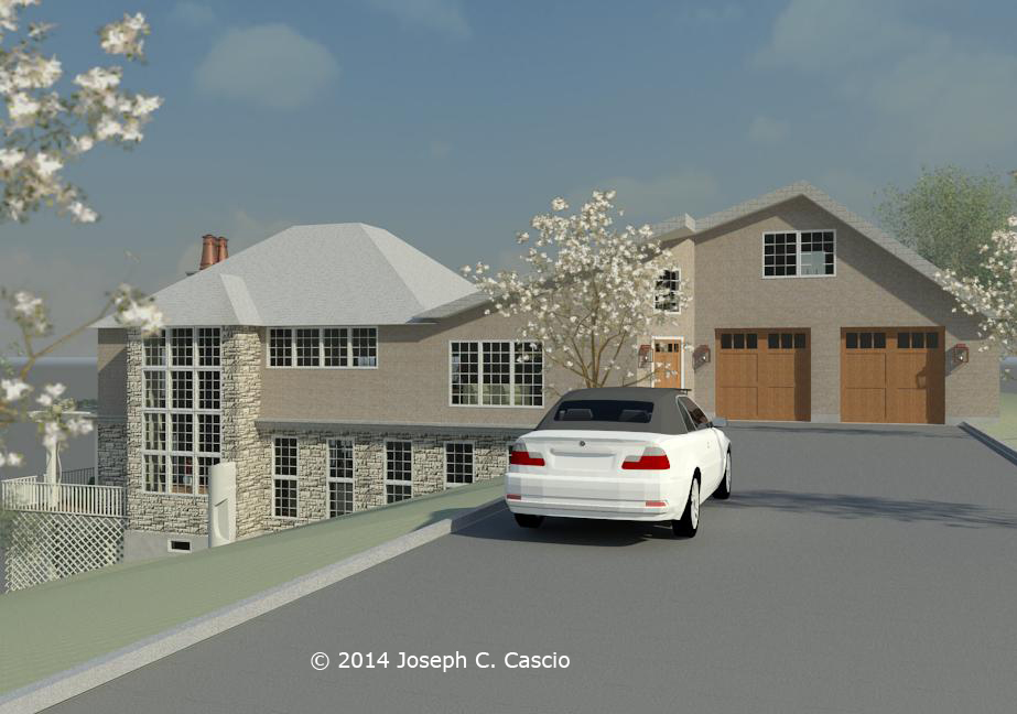 Residential Design Hillside Pyramid A Point In Design