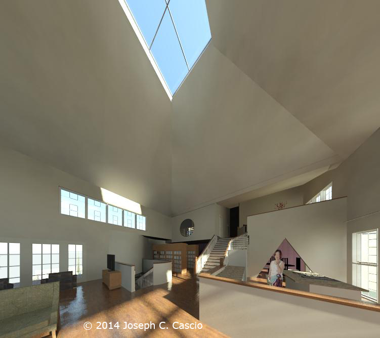 Residential Design Hillside Pyramid A Point In Design