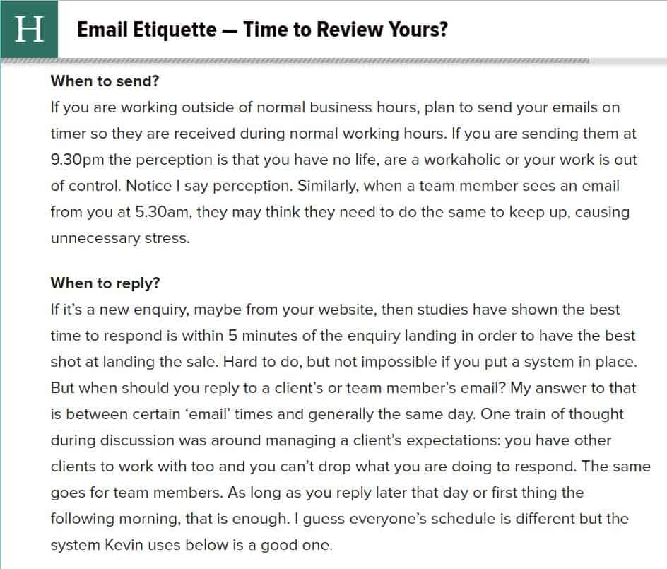 Email Etiquette What is acceptable in a professional setting?