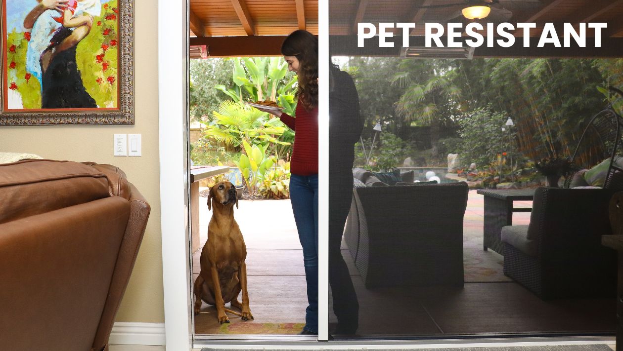 The Only MOTORIZED Retractable Screen Door in Boise