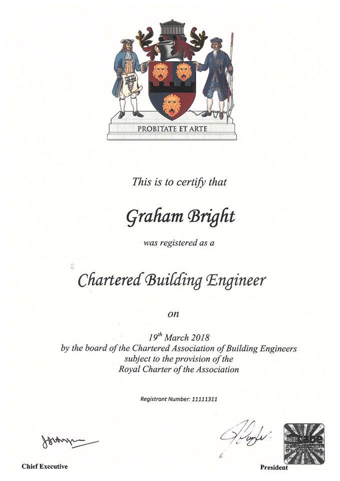 Chartered Association of Building Engineers APP Cambridgeshire